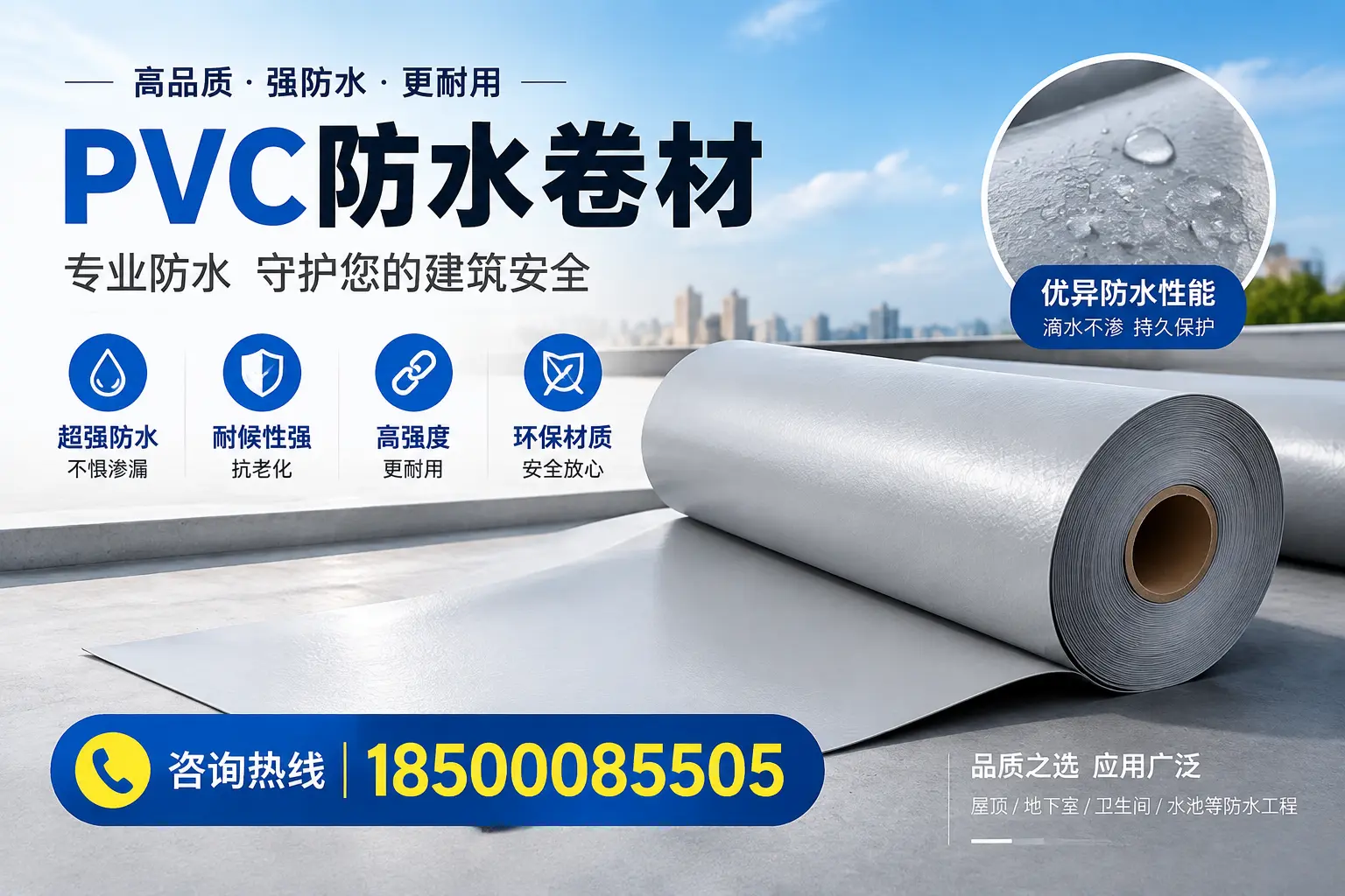 辽阳地区pvc防水卷材的市场现状与发展趋势